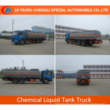 Caminhão-tanque químico químico Faw 6X4